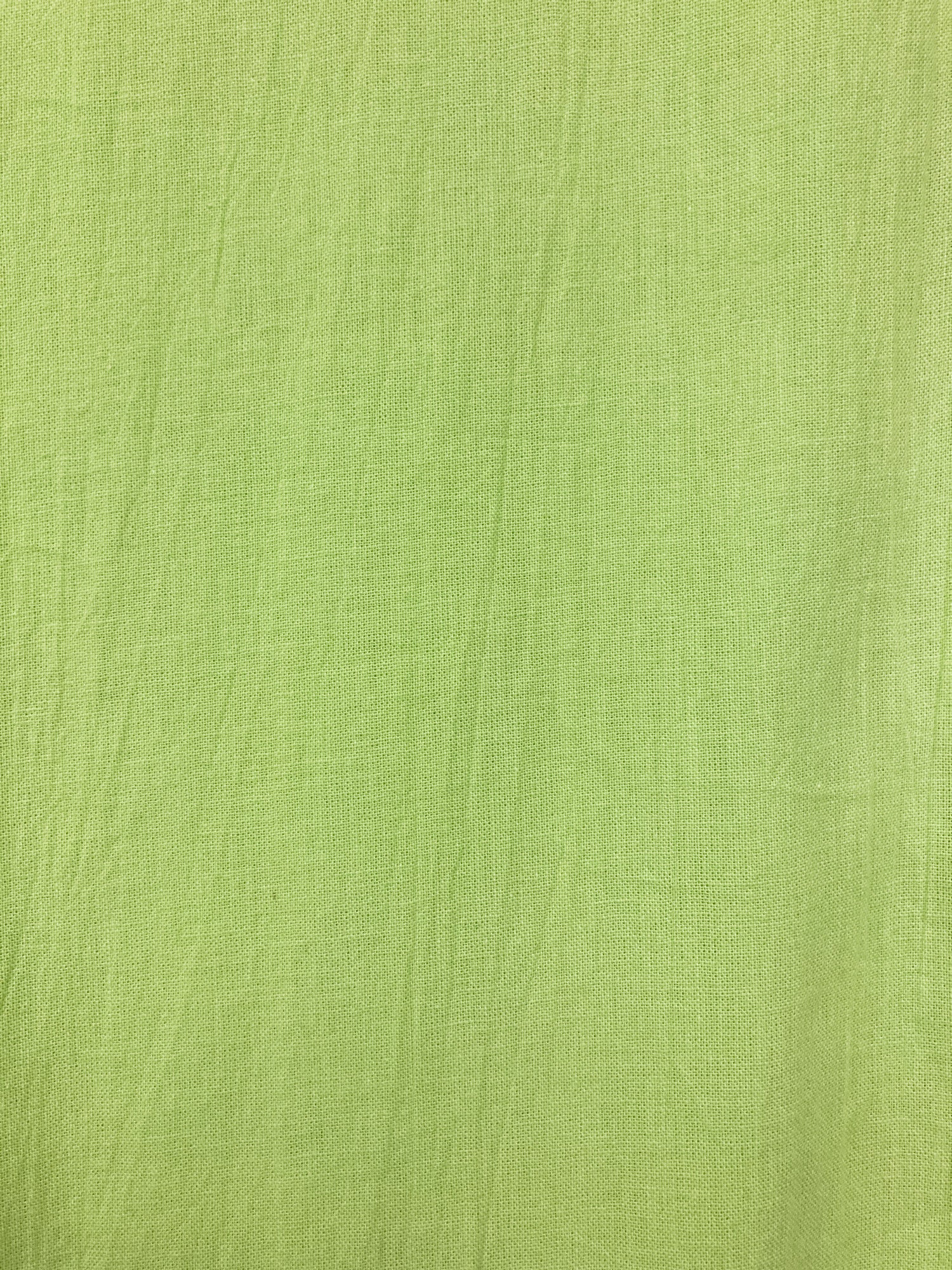 Robe de Chambre Comme des Garcons 1989 fluorescent green cotton scarf or shawl