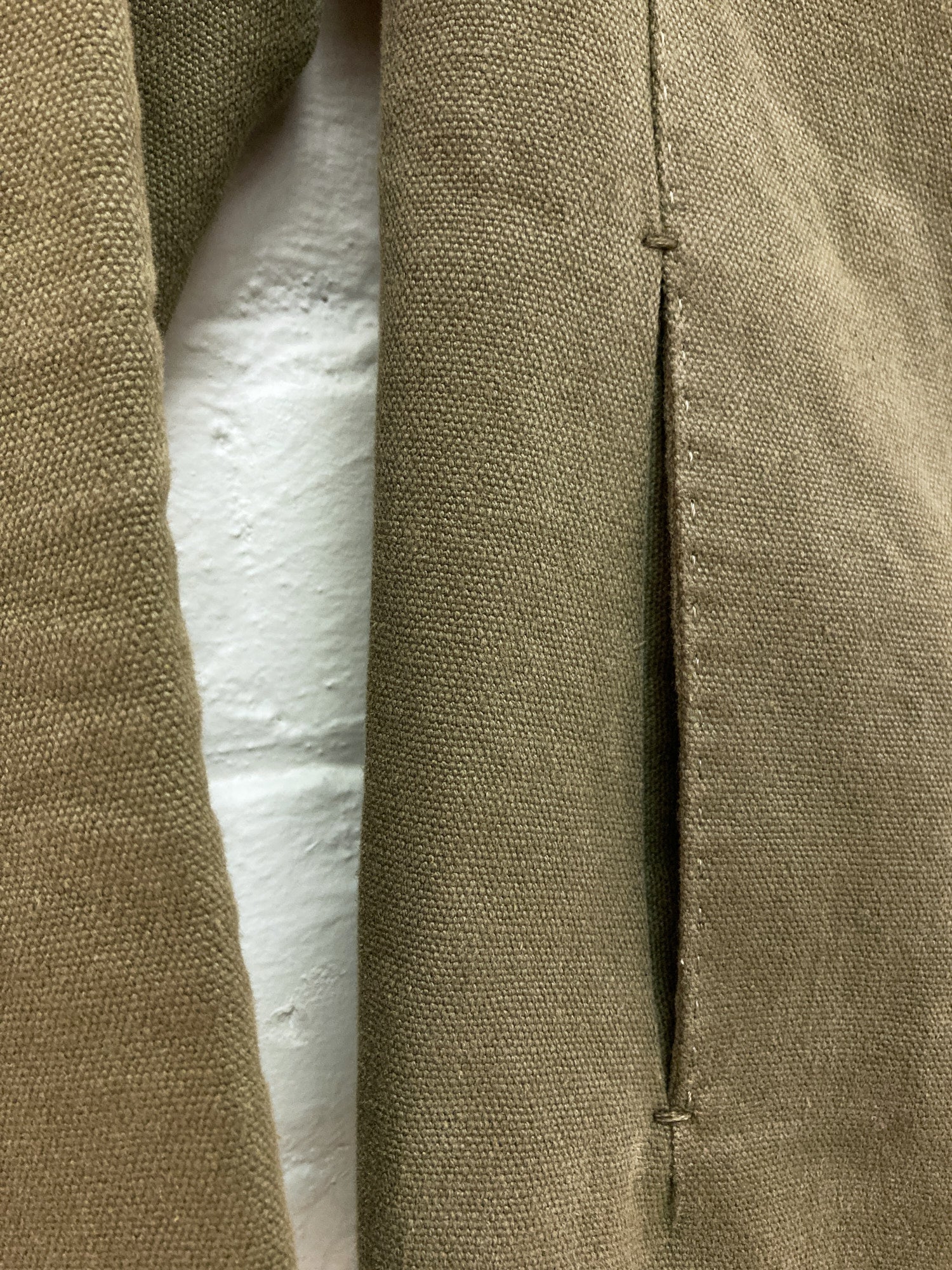 Yohan Serfaty SS2009 khaki cotton acetate hook closure jacket - womens 34 6