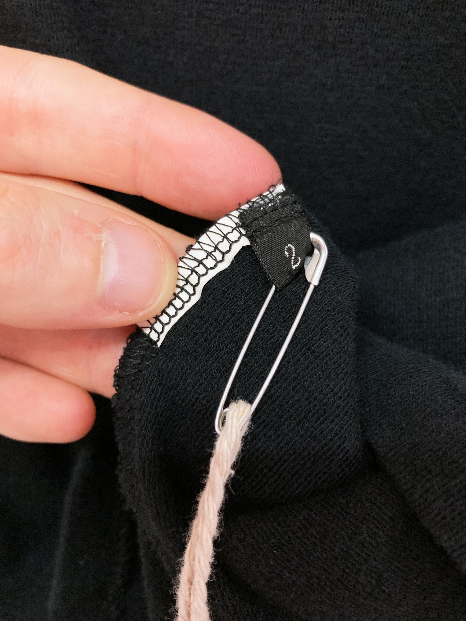Y’s Yohji Yamamoto black jersey knit asymmetrical singlet - 2 S