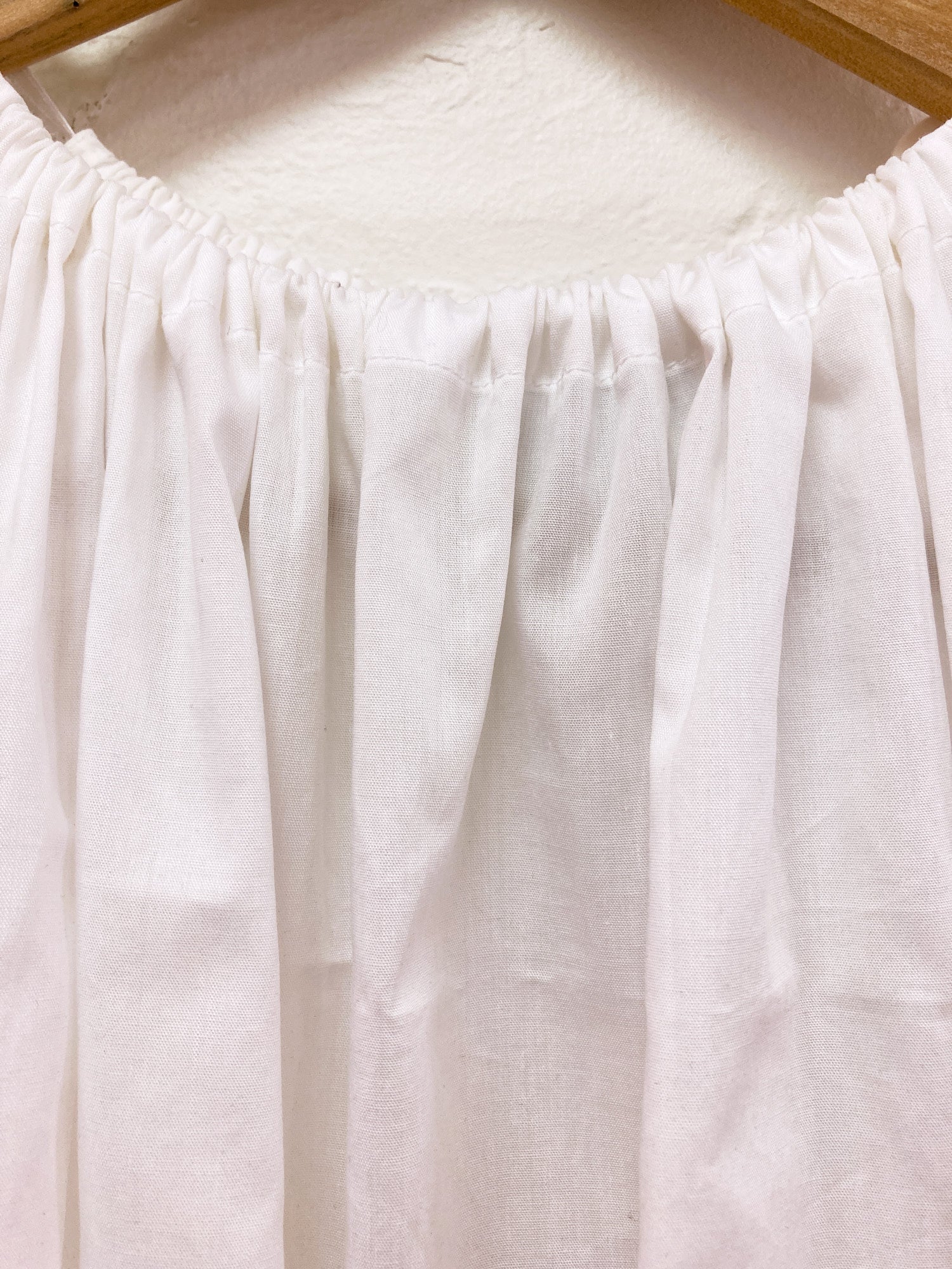 Christophe Lemaire white cotton poplin drawstring neck camisole top - size 1 S