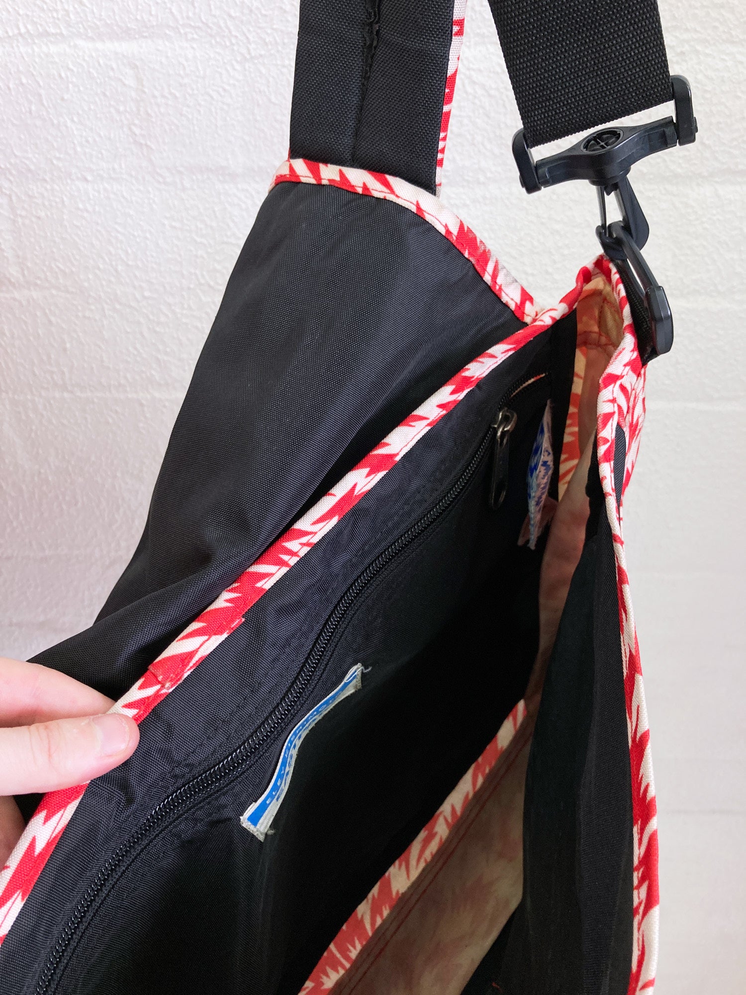 Eastpak x Eley Kishimoto 2009 red nylon flash print