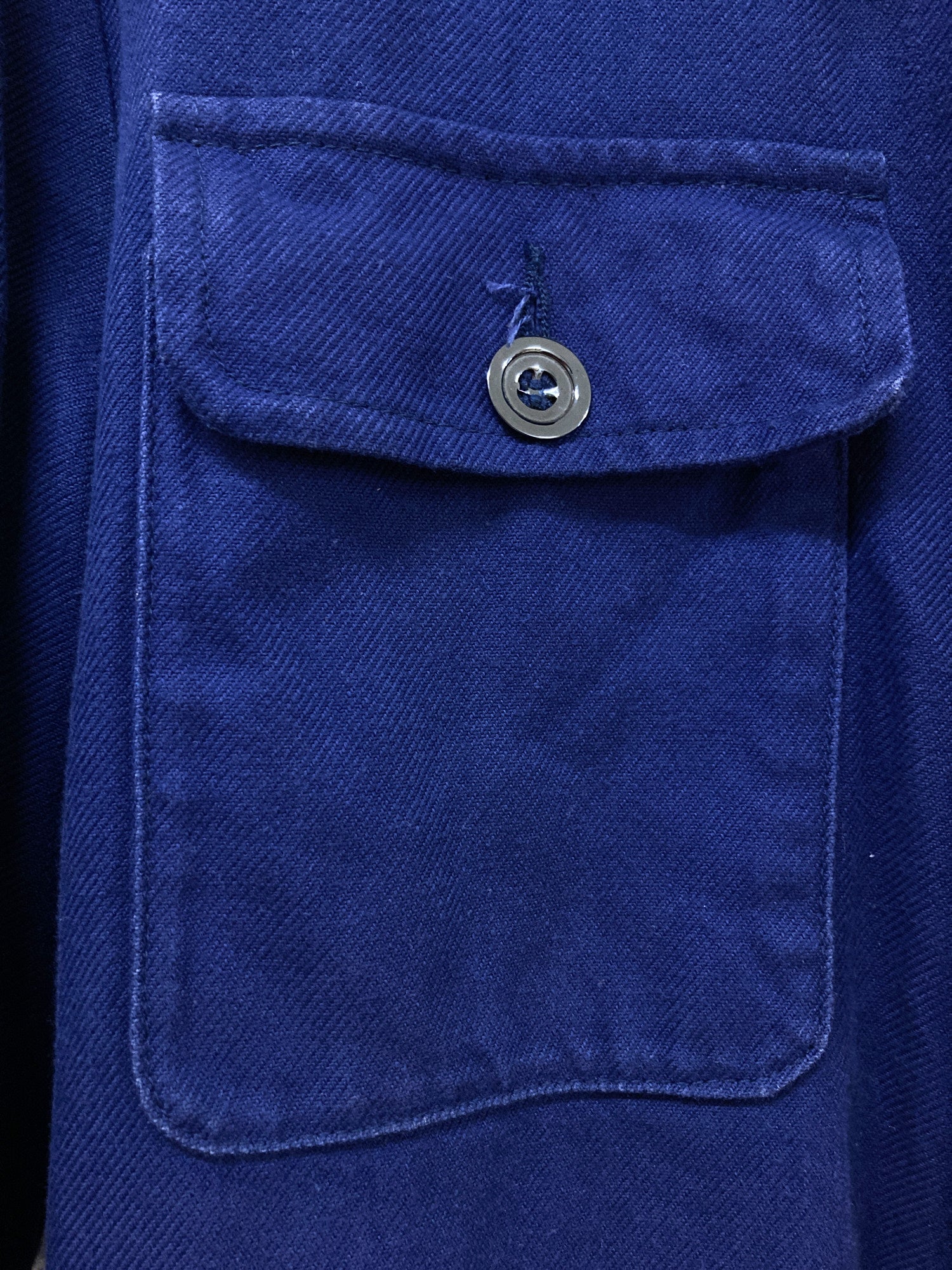 Jose Levy a Paris 1990s blue cotton work jacket – Filter store