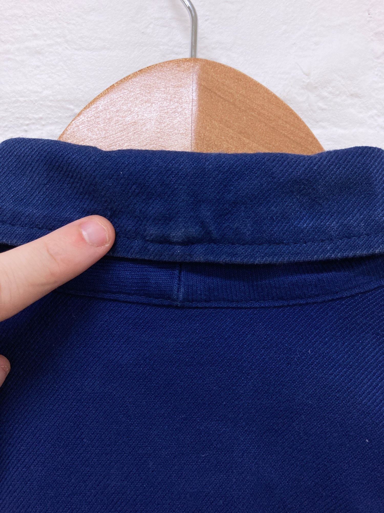 Jose Levy a Paris 1990s blue cotton work jacket – Filter store