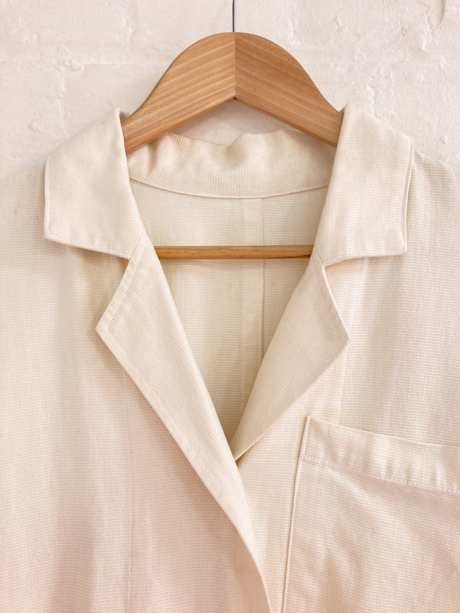 Y’s Yohji Yamamoto Workshop Cottoning 1980s unbleached cotton chore coat