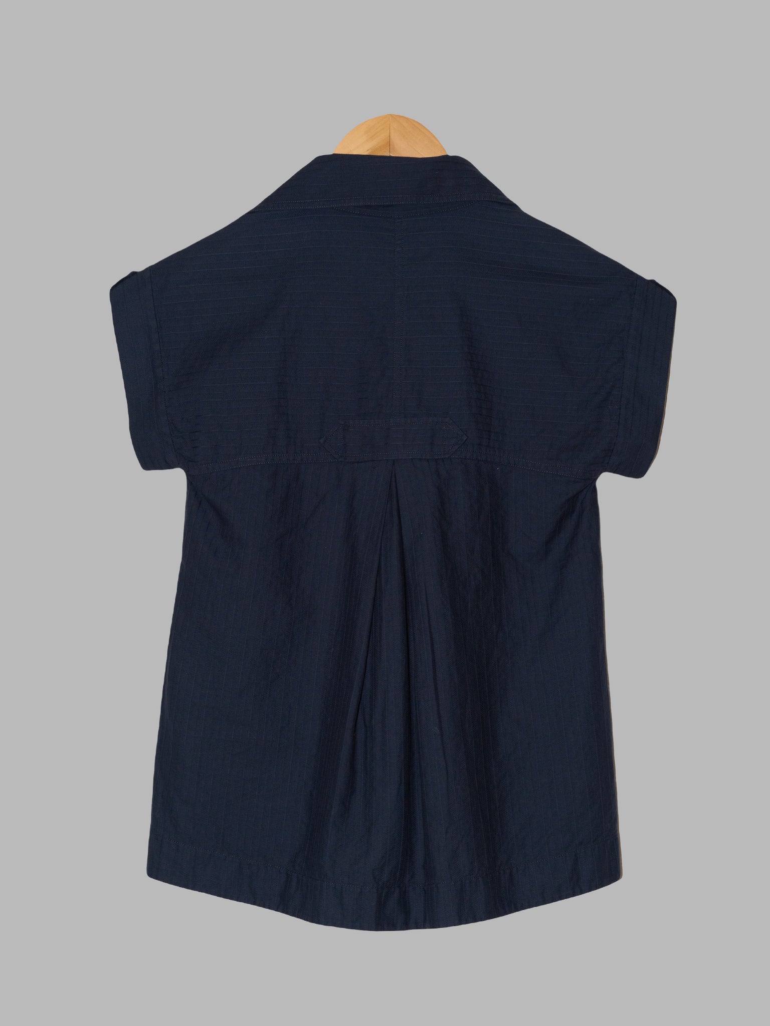 Kenzo Jeans dark navy cotton short sleeve pullover blouse - size 36 S