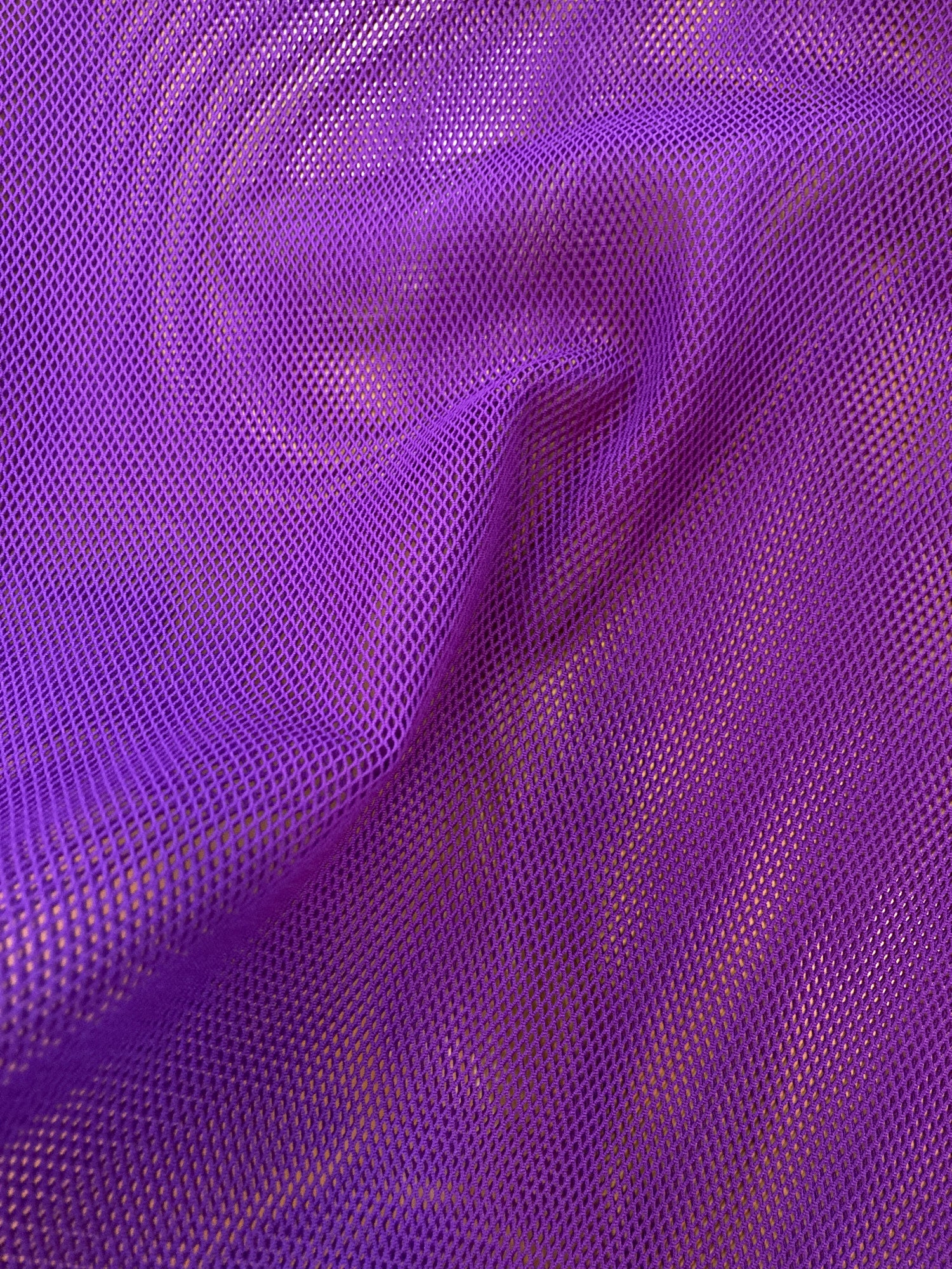 Issey Miyake Men sheer purple nylon mesh t-shirt - S M