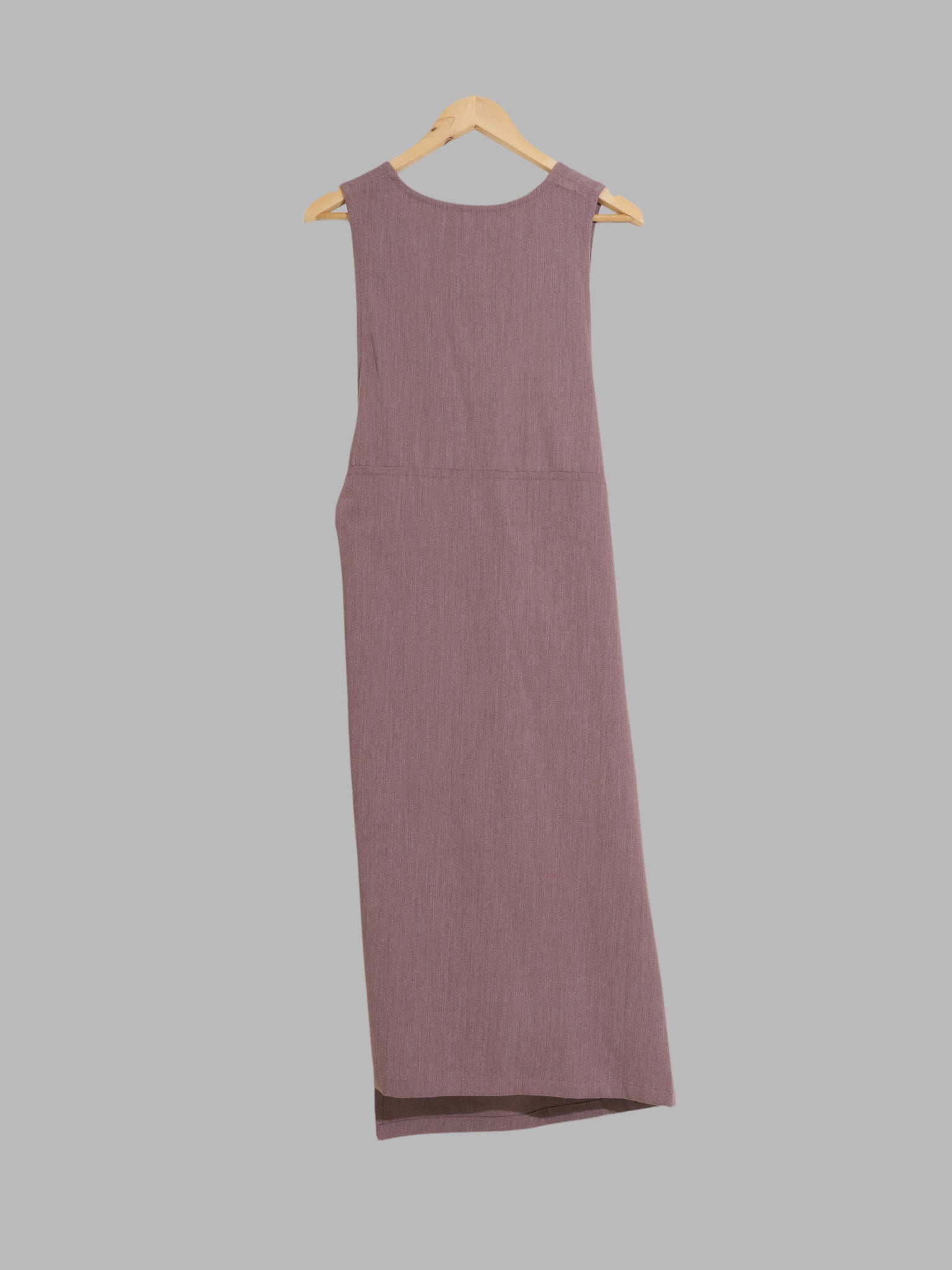 IM product Issey Miyake Design Studio mushroom-y wrap front apron dress