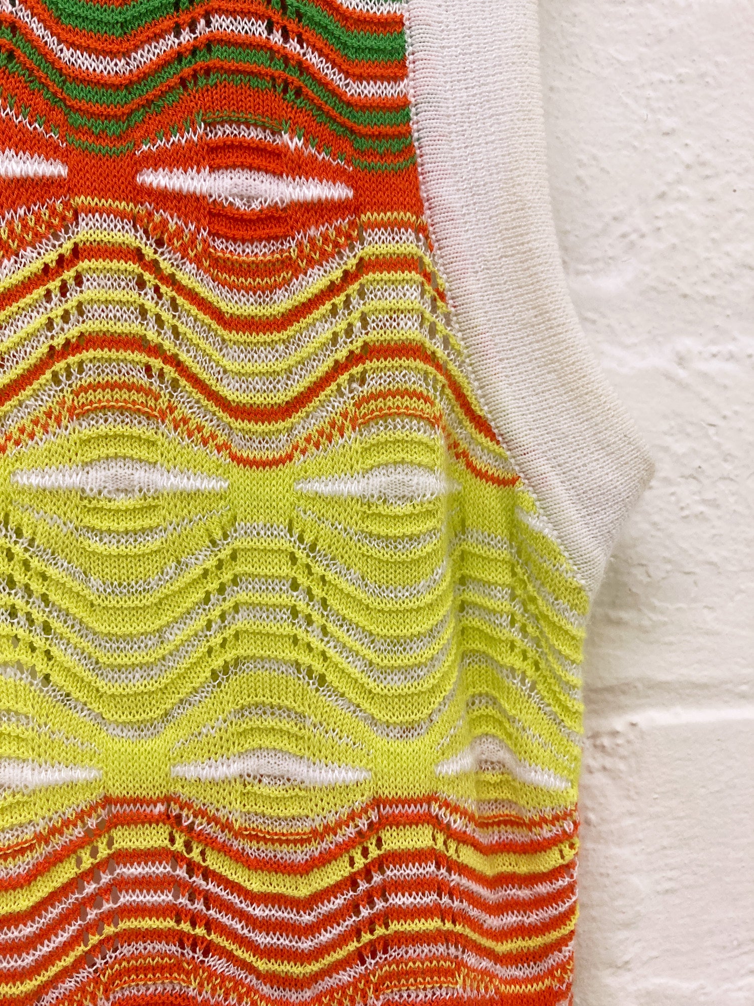 M Missoni multi color patterned knit sleeveless dress - IT 40