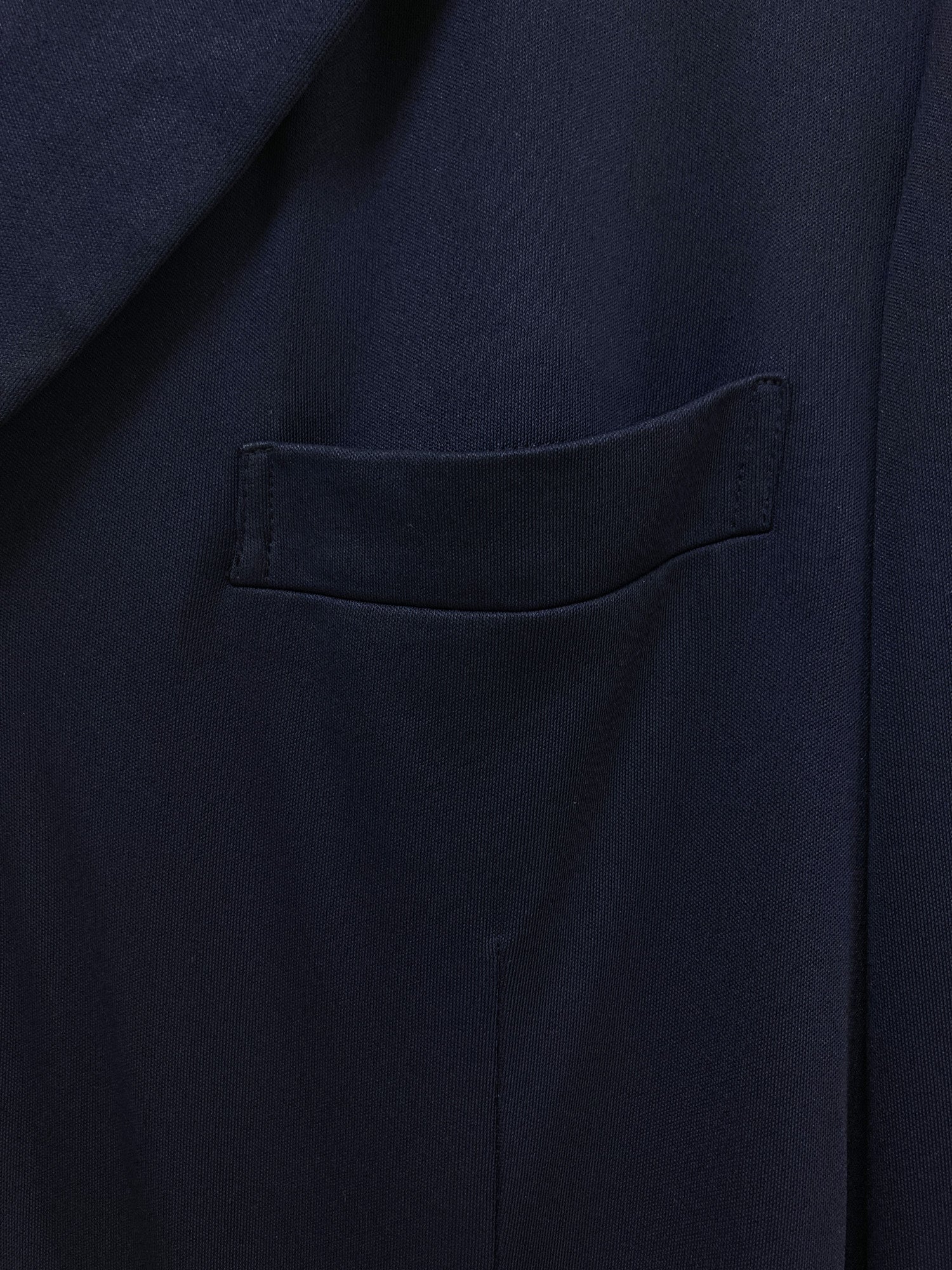 Robe de Chambre Comme des Garcons 1992 dark navy three button knit coat