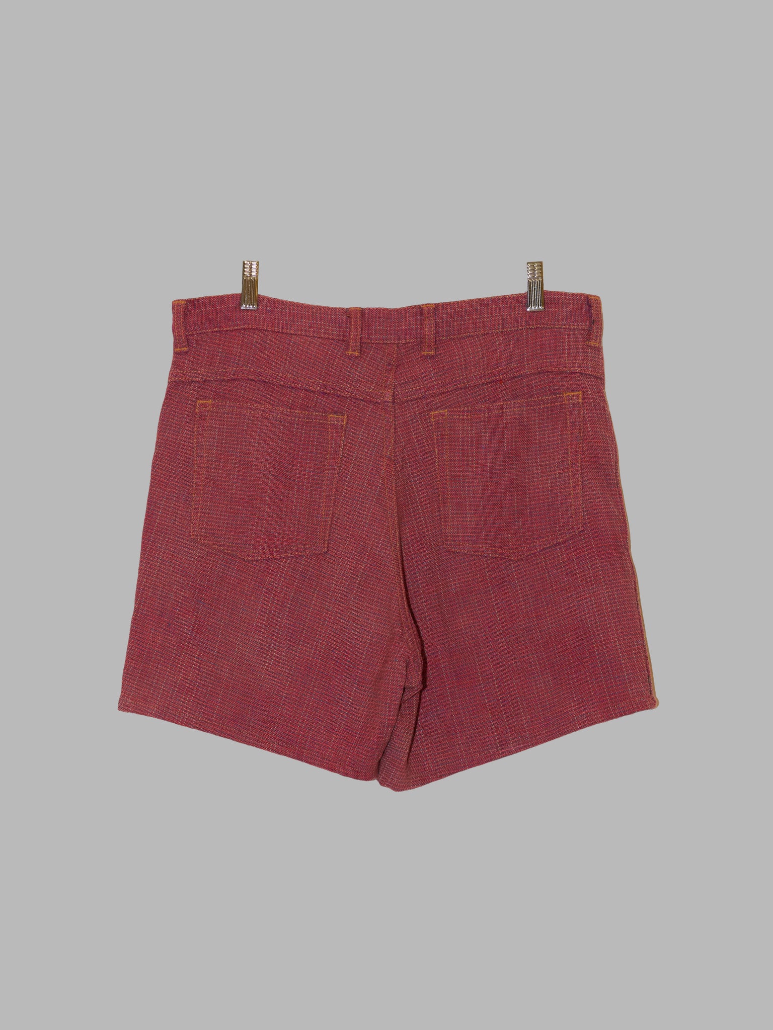 Junya Watanabe Comme des Garcons 2004 pink creased wool shorts - S