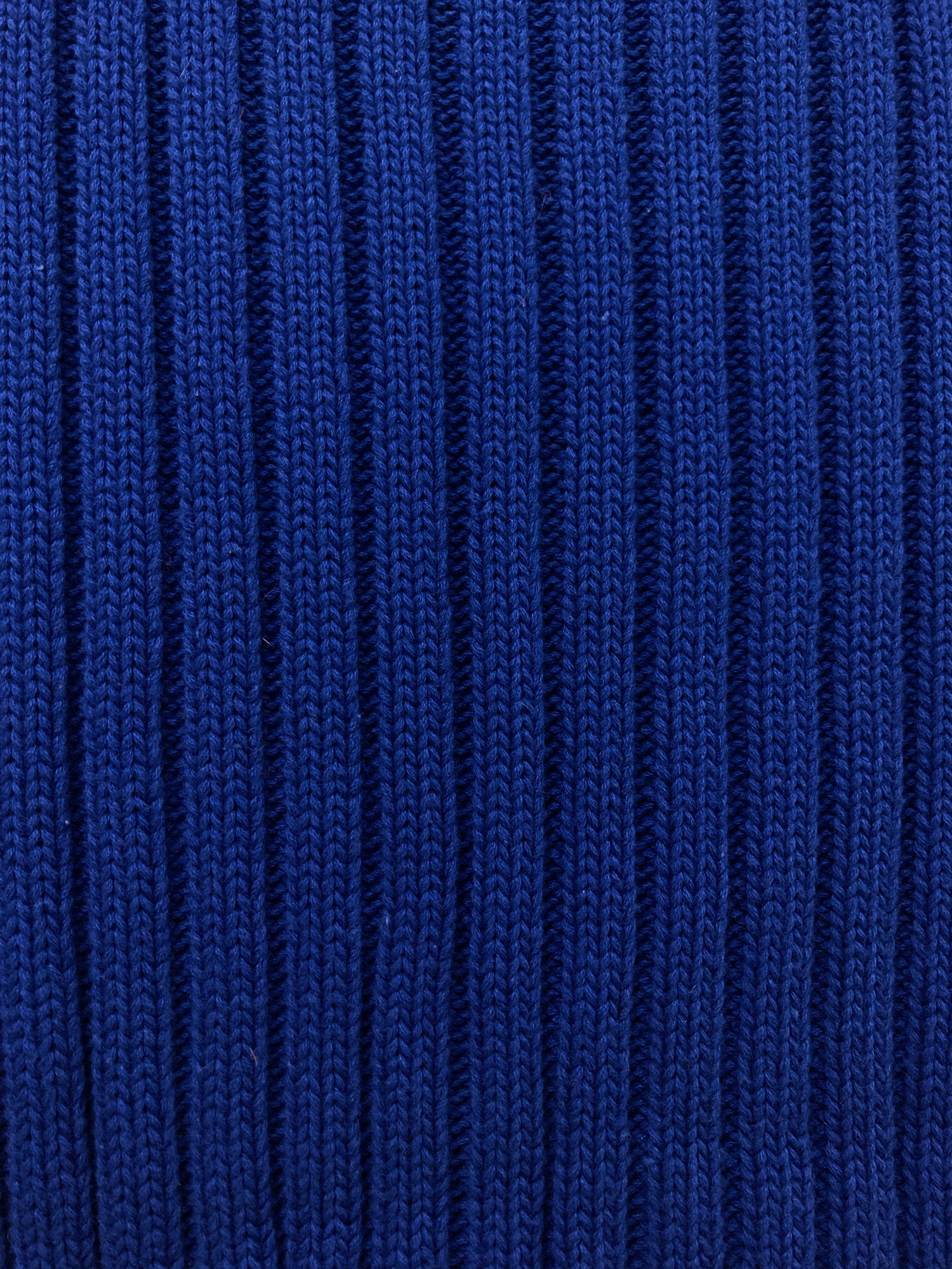 Tricot Comme des Garcons 2001 blue cotton rib knit vest