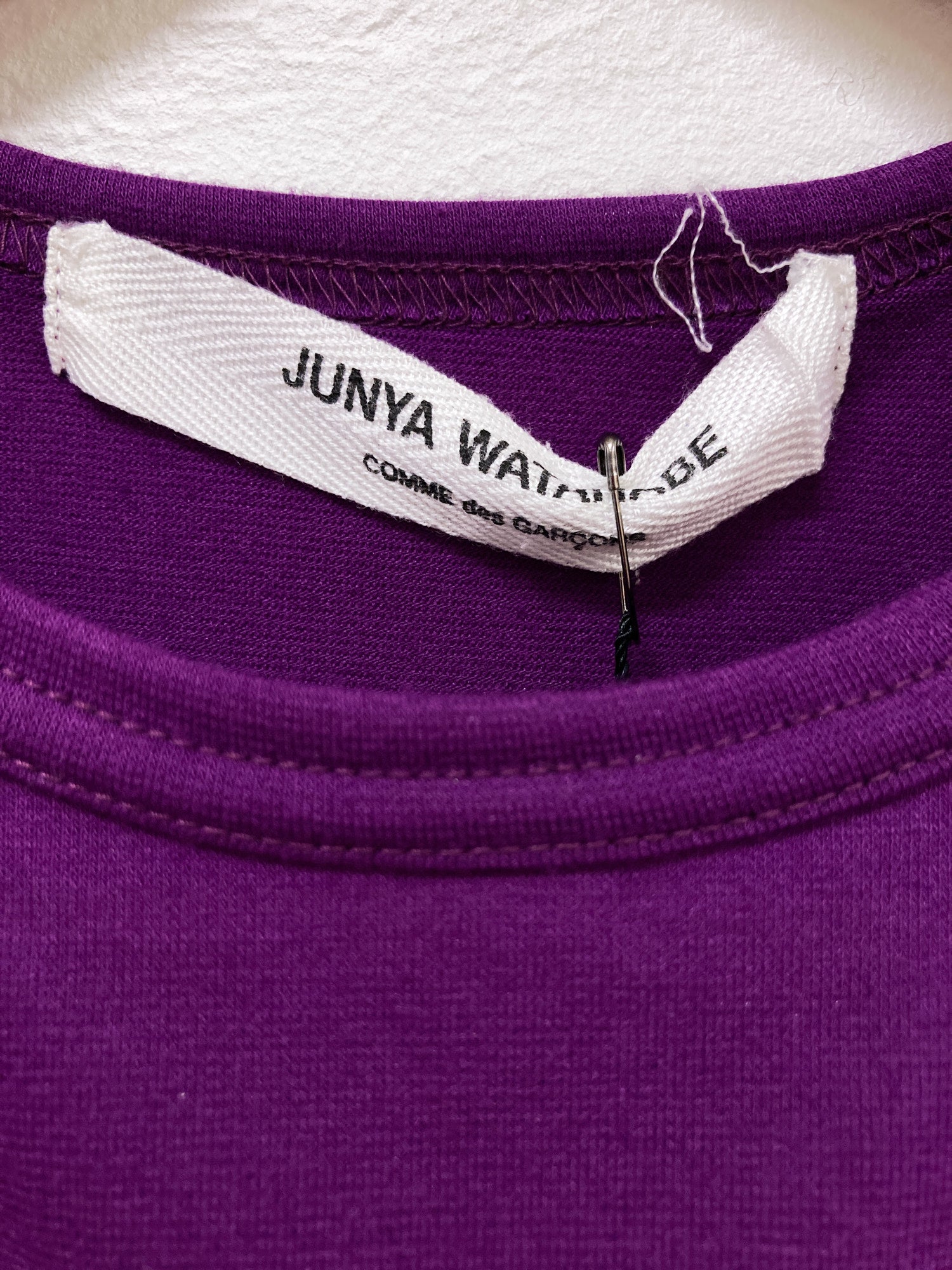 Junya Watanabe Comme des Garcons SS2000 purple waterproof t-shirt