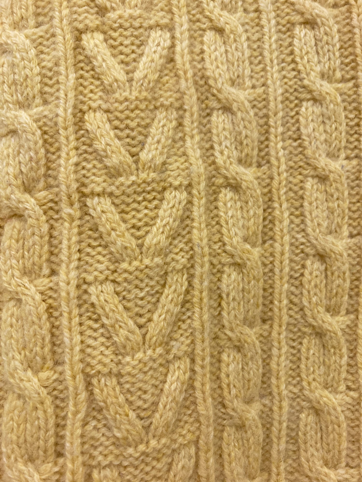 GR816 1990s cream cable knit wool contrast trim v-neck jumper 