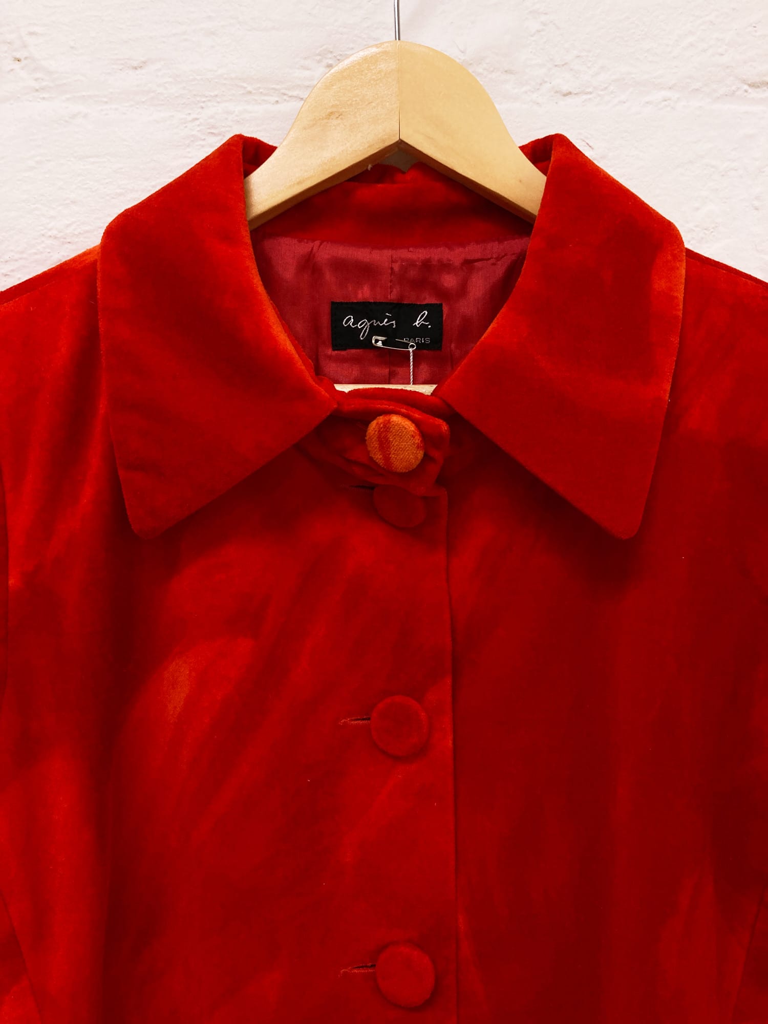 Agnes ファッション 90s agnes b. paris high neck hood jacket