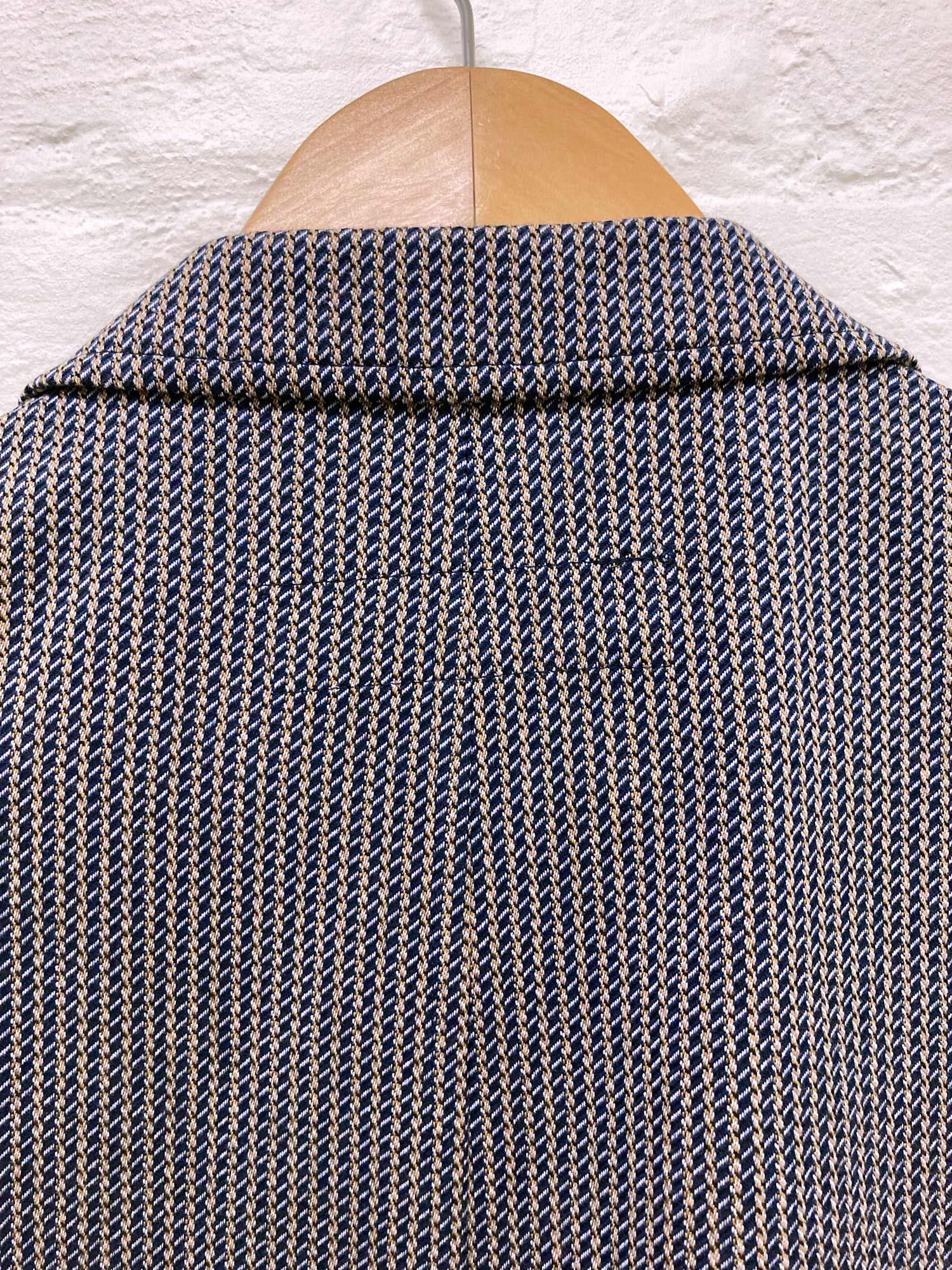 Comme des Garcons Homme 2000 patterned cotton patchwork three button blazer - M