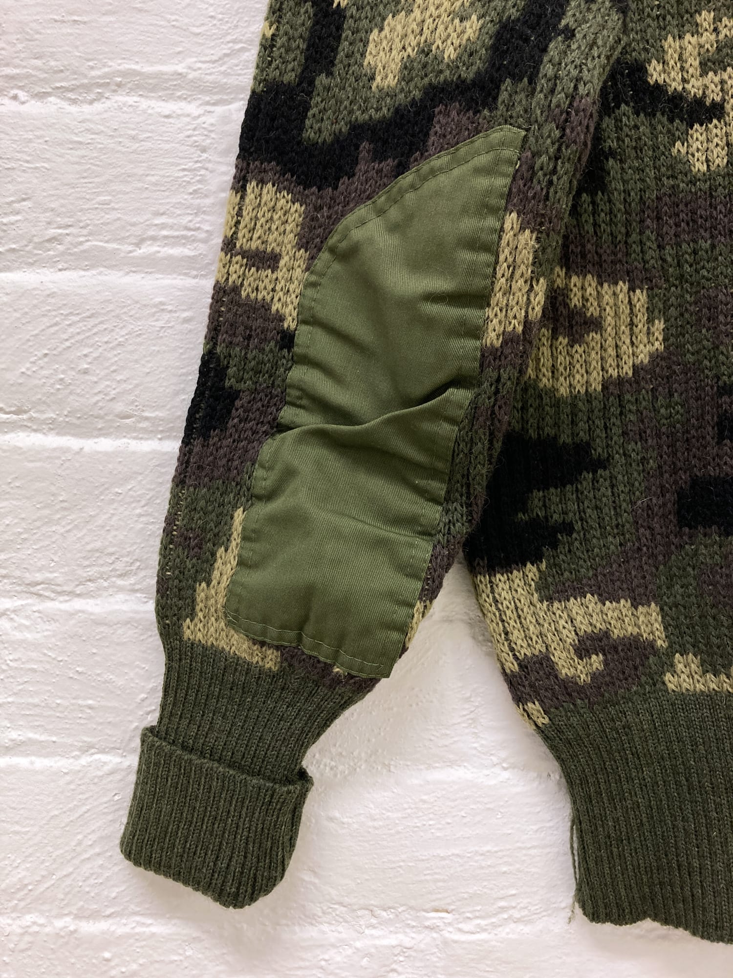 Peter Storm 1998 khaki camo wool W1 proof waterproof turtleneck