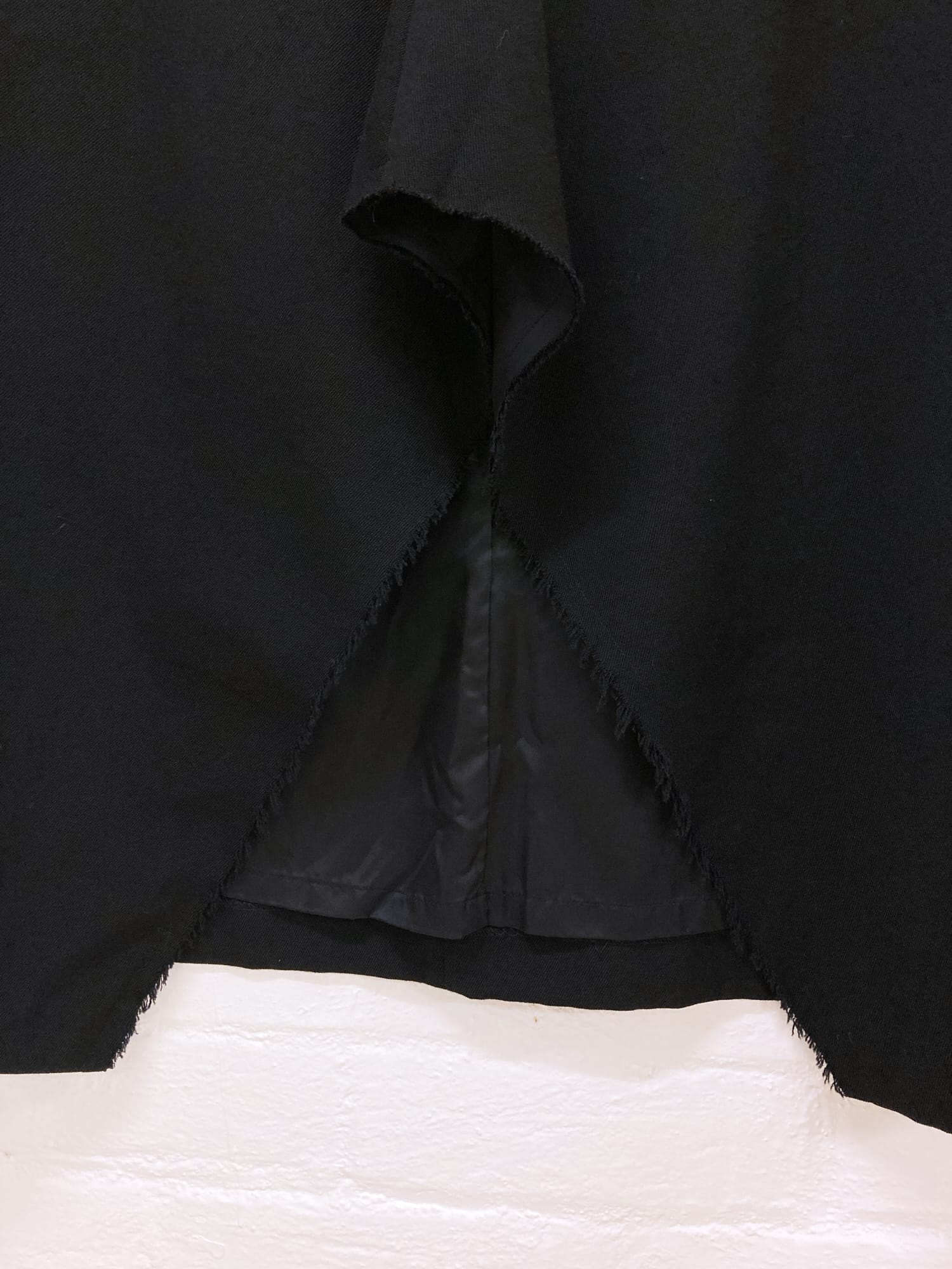 Comme des Garcons AW1994 gabardine maxi with back cutout - L M