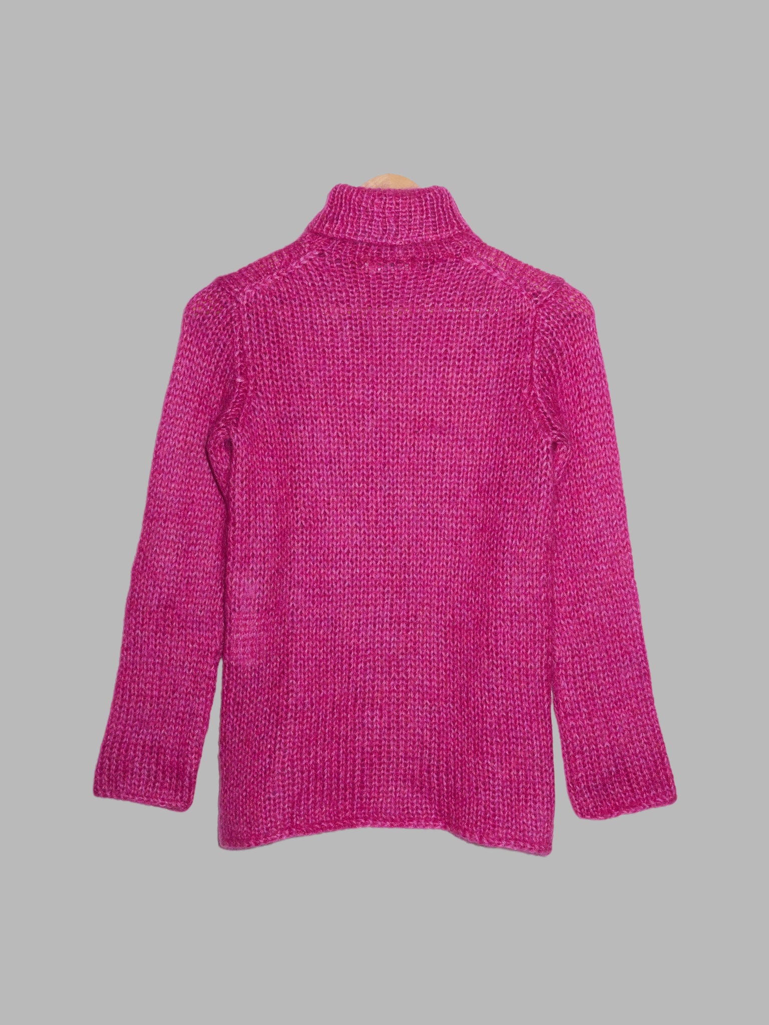 Robe de Chambre Comme des Garcons AW1999 pink mohair turtleneck