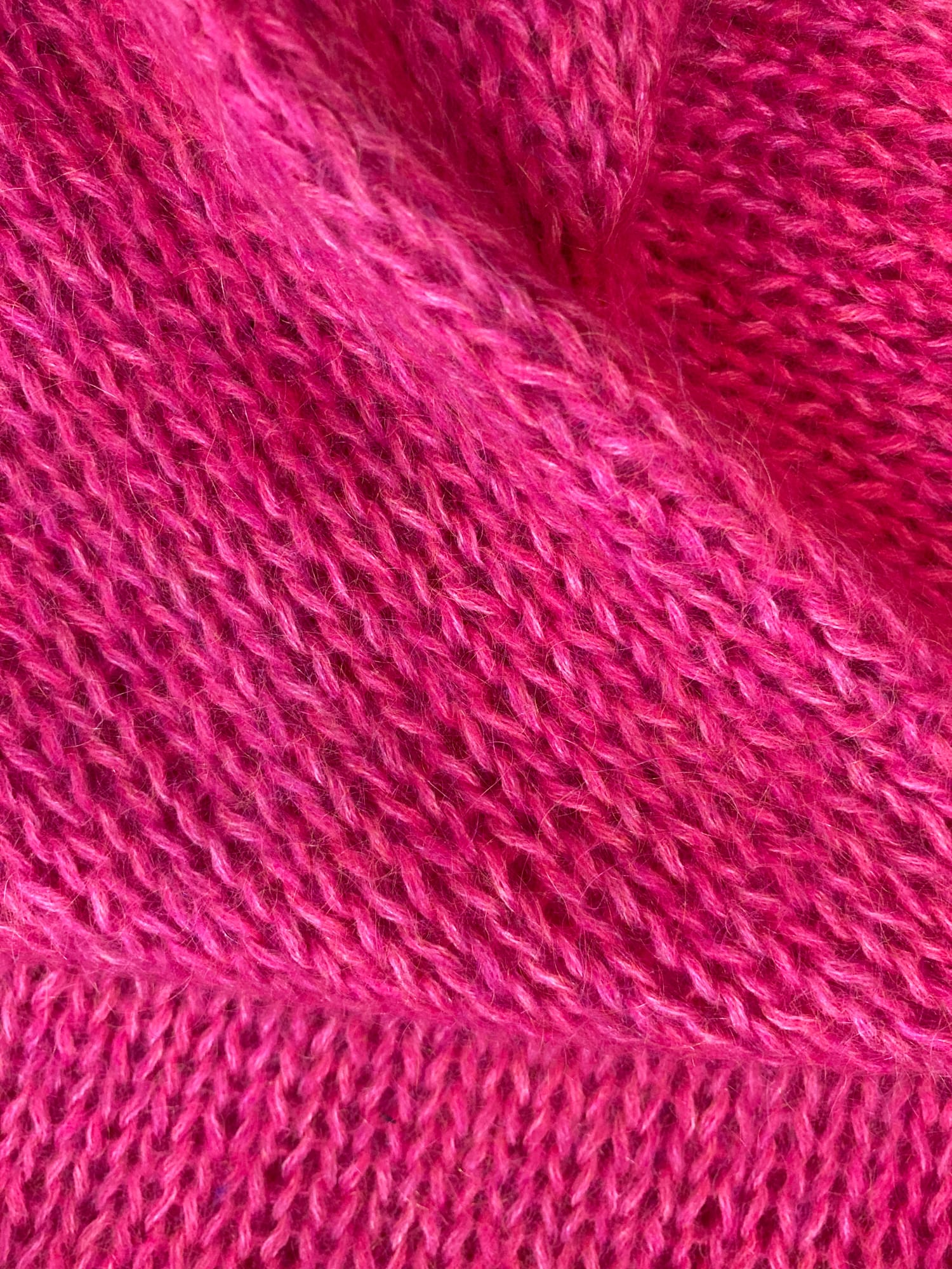 Robe de Chambre Comme des Garcons AW1999 pink mohair turtleneck