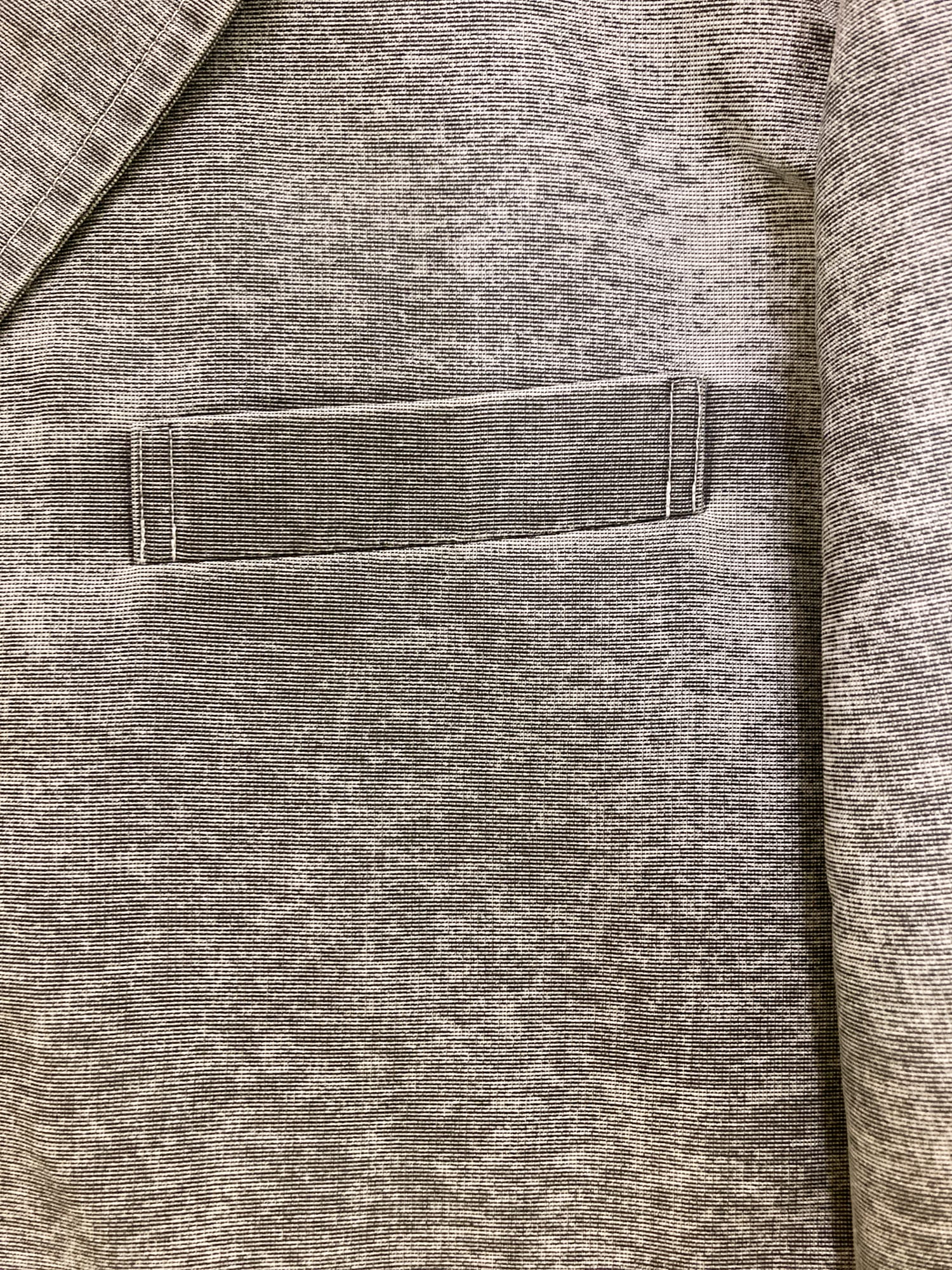 Comme des Garcons Homme 2000 textured grey nylon blazer