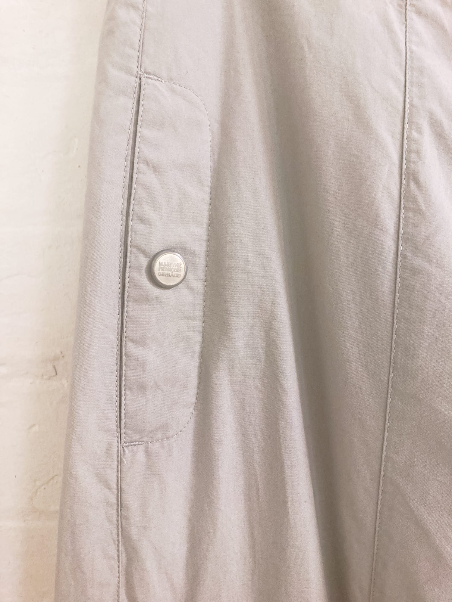 Marithe Francois Girbaud light grey cotton cargo pants - size 32