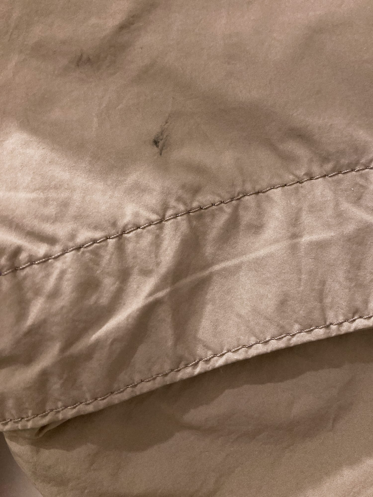 Issey Miyake Men spring 2012 beige polyester nylon slim cargo pants - size 2 S M