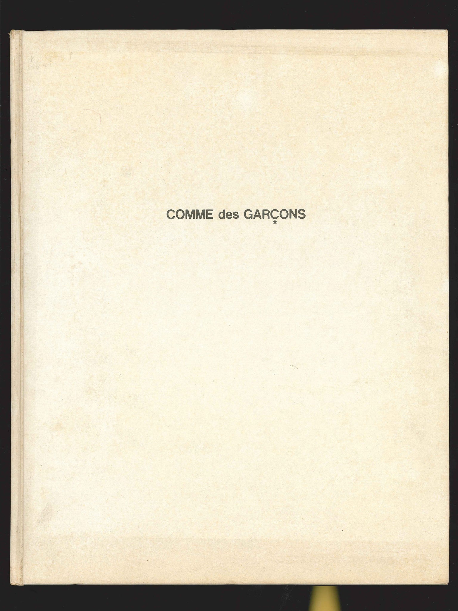 Comme des Garcons 1981-1986 photo book