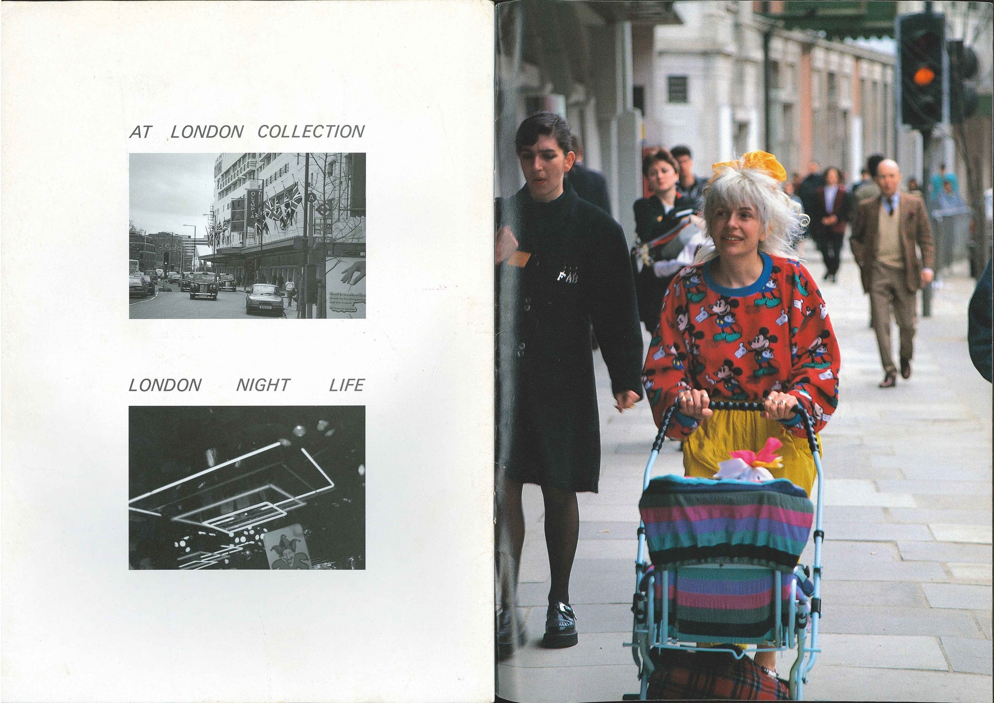 STREET magazine no. 16 / july 1988 / london collections and night life