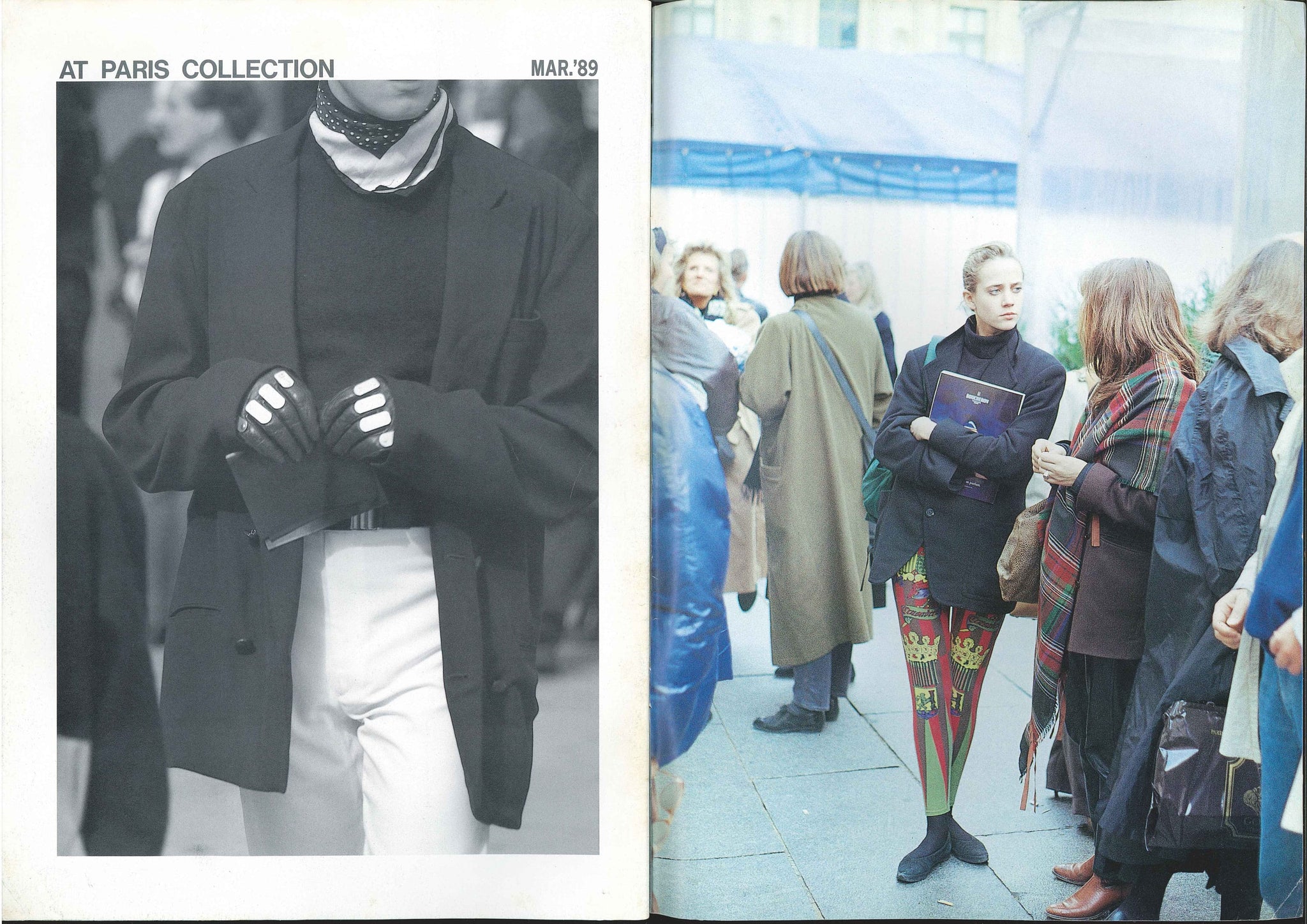 STREET magazine no. 25 / january 1990 / paris collections / Shoichi Aoki